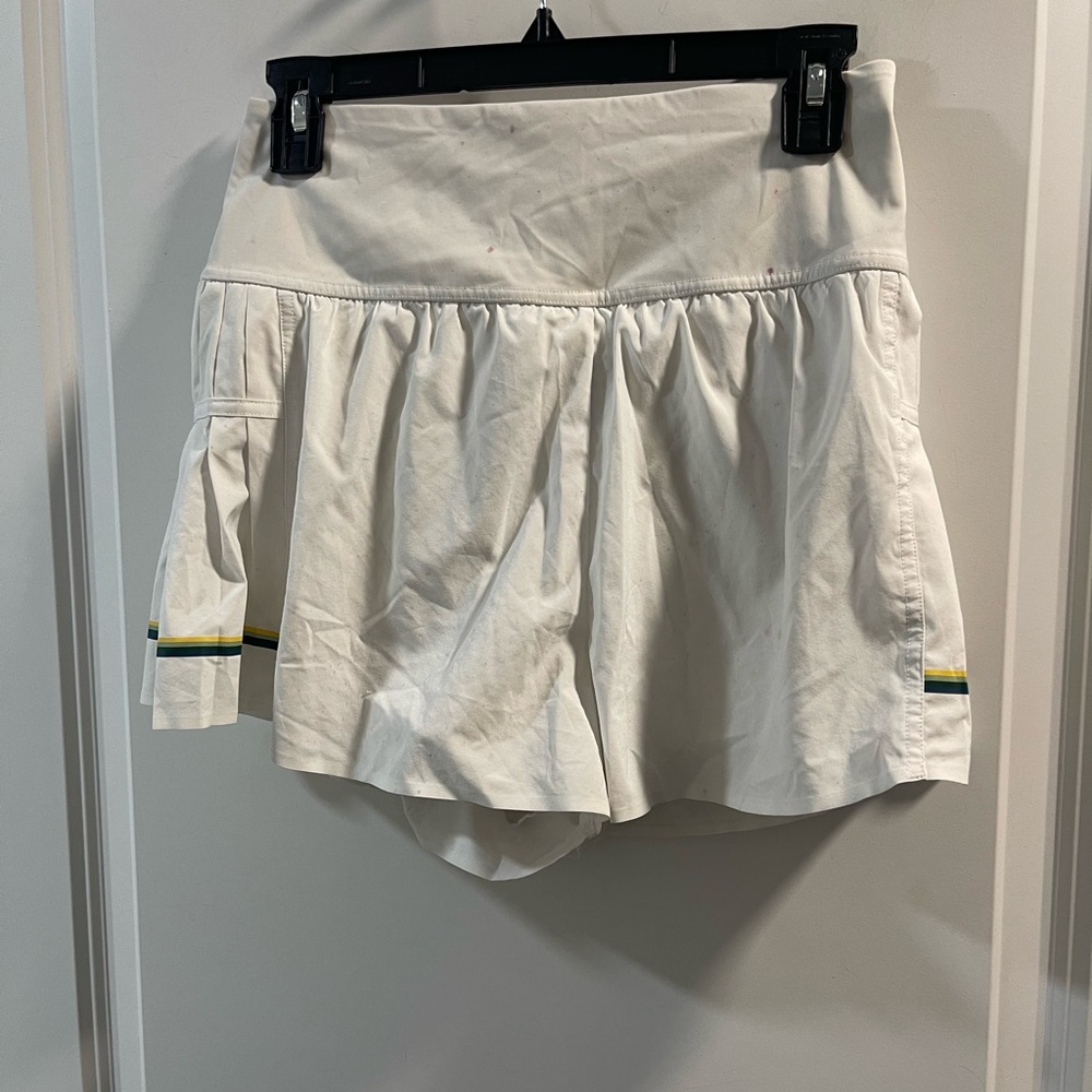 Wilson White Women's Athletic Skort with Red Logo Tag Have Some Spots